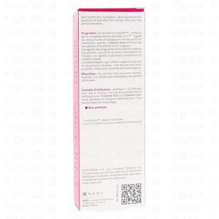 BIODERMA Créaline yeux gel crème contour tube 15ml Parapharmacie