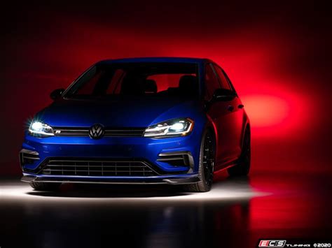 Ecs Ecs Mk Golf R Carbon Fiber Front Bumper Grille Flare Set