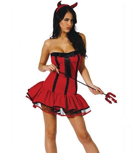 Disfraz Diabla Diablita Sexy Halloween Lenceria Y Envio En