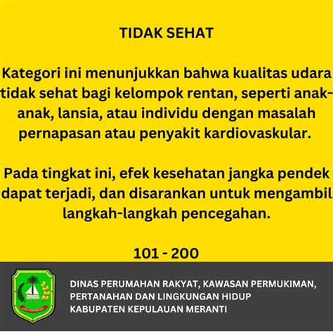 Ispu Indeks Standar Pencemar Udara Dinas Perumaha Rakyat Kawasan