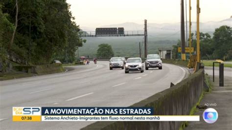 Vídeo A Movimentação No Sistema Anchieta Imigrantes Bom Dia Sp G1