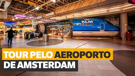 Aeroporto De Amsterdam Como O Aeroporto De Schiphol Hub Da Klm