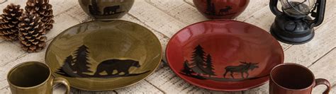 Rustic Dinnerware for 2020 | Wildlife Dinnerware Sets