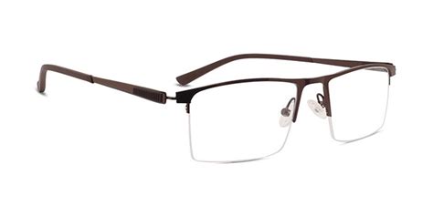 Nerdlane Clear Half Frame Rectangle Eyeglasses E15b14764 ₹1298