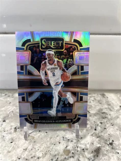 2023 24 PANINI SELECT Shai Gilgeous Alexander Argent Prizm 57 OKC