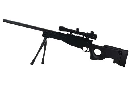 DOUBLE EAGLE M59P AIRSOFT SNIPER RIFLE WITH SCOPE AND BIPOD