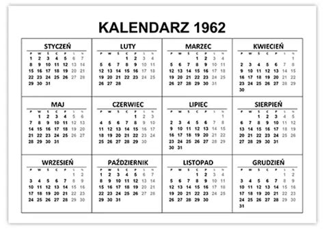 Kalendarz Kalendarz Su