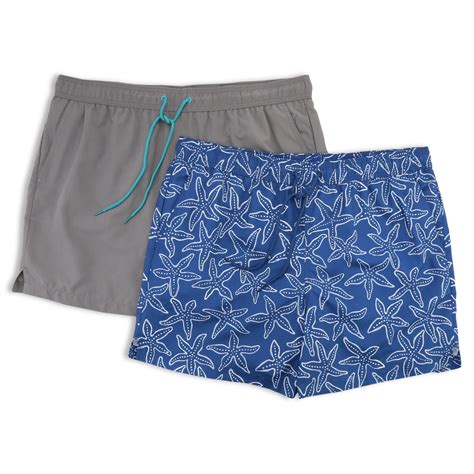 Buy George Mens And Big Mens 6 Basic Swim Shorts 2 Pack Up To Size 5xl Online At Lowest Price