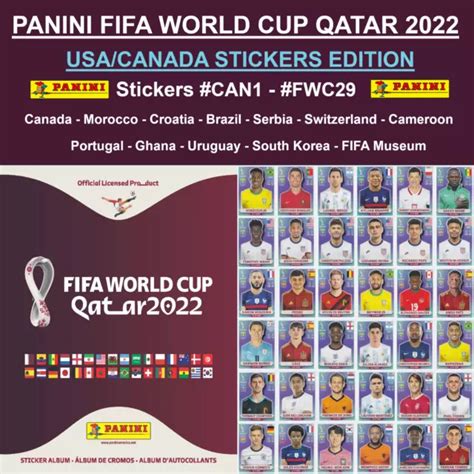 Panini World Cup Qatar 2022 Usa Edition Stickers Can1 Fwc29 £4