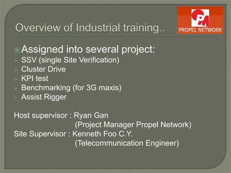 Industrial Training Presentation Ppt