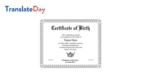 How To Translate Birth Certificate