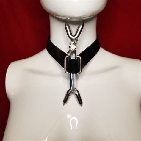 The Heretics Fork Torture Collar Etsy Uk