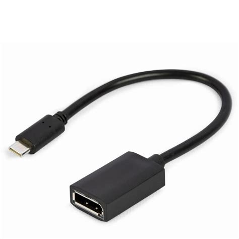 Câble adaptateur Gembird USB Type C vers DisplayPort 4K 15 cm Cablematic