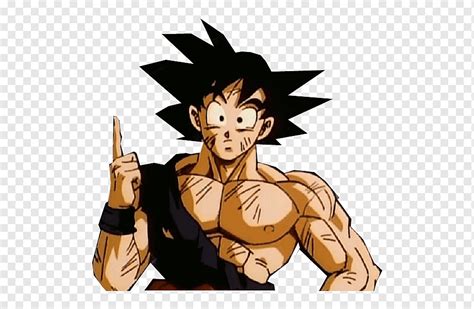 Personaje Animado De Ficci N De Pulgar Caricatura Goku Mano