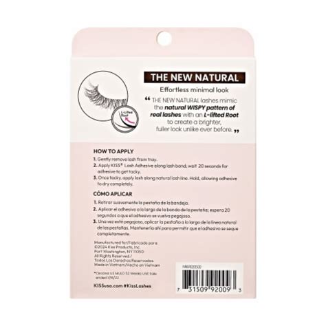 Kiss The New Natural False Eyelashes Nude Blazer Mm Pairs Pairs King Soopers