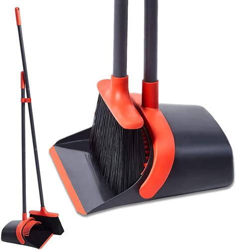 Broom and Dustpan Set, Dustpan and Broom Set, Long Handle Broom with Dustpan, Broom and Dustpan ...