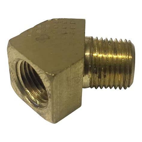 45 Degree 18 X 18 Oil Line Fitting Brass