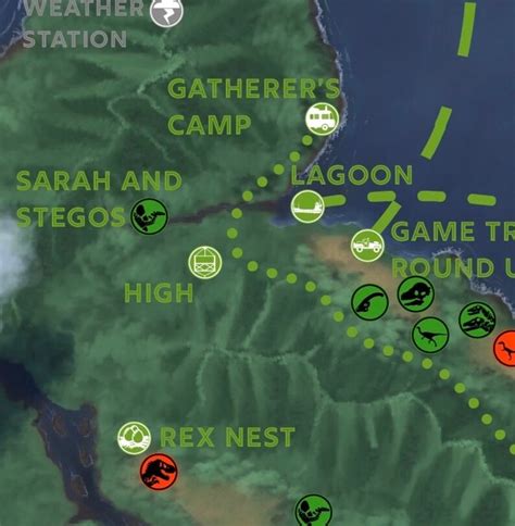 Isla Sorna Map Jurassic Park Lost World Jurassic Park 3 Movie Map Etsy