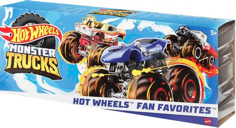 Hot Wheels Monster Trucks I personaggi più amati confezione da veicoli in scala