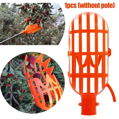 Orange Plastic Fruit Picker Practical Gardening Pi Grandado