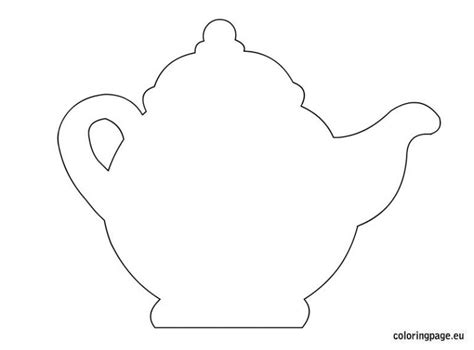 Teapot template | Coloring Page