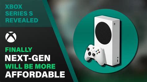 Xbox Series S Revealed Pricing And Release Date