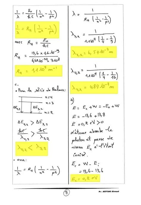 Bac Sc expérimentales Physique Bac Sciences Math