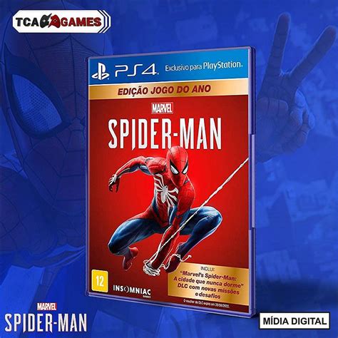Spider Man: Game Of The Year Edition - PS4 Mídia Digital - Loja Tca