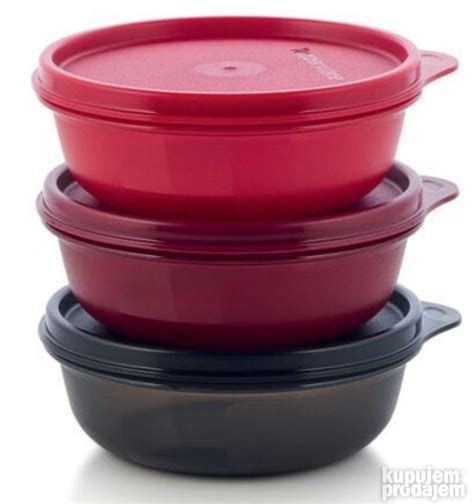 Tupperware Posude3 Komada 300ml Zapremine Novo KupujemProdajem