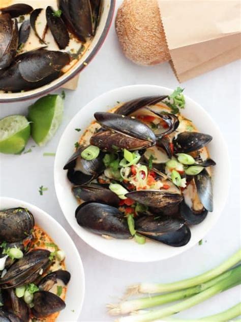 Chilli Mussels In Coconut Milk Slow The Cook Down