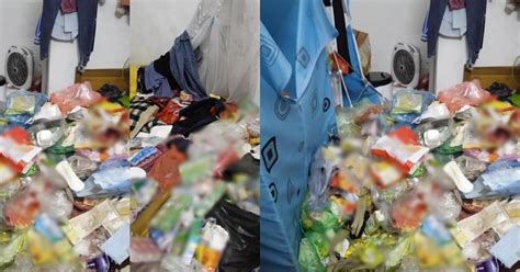 Hot girl ở bẩn kinh hoàng Băng vệ sinh dùng xong vứt đầu giường 3 năm không đổ rác Tin nóng