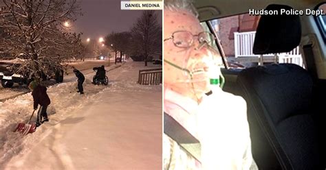 Highs And Lows Kids Help Shovel Snow For Man In Wheelchair Police