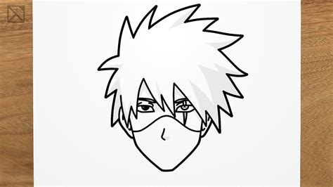 How To Draw Kakashi Anbu Naruto Step By Step Easy Youtube