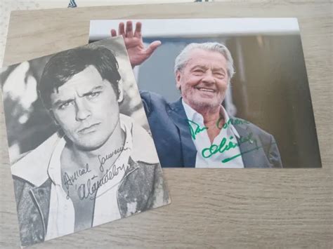 Autographe D Alain Delon Eur Picclick Fr