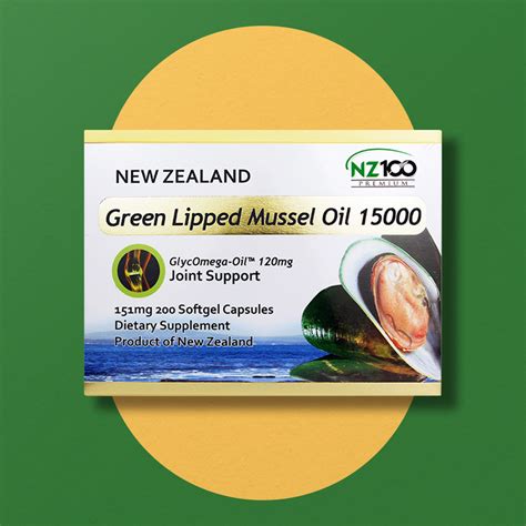 Green Lipped Mussel Oil 15000 NZ100