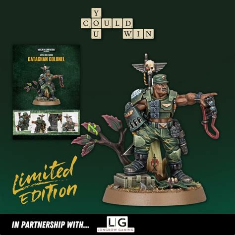 Warhammer Wednesday Catachan Colonel Limited Edition Anniversary