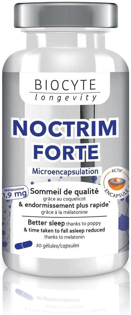 Biocyte Noctrim Forte Compl Ment Alimentaire Sommeil Et