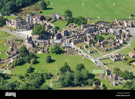 France Haute Vienne Oradour Sur Glane Le Village Martyr Vue