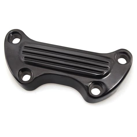 Black Upper Handlebar Riser Top Clamp Cover For Harley Sportster