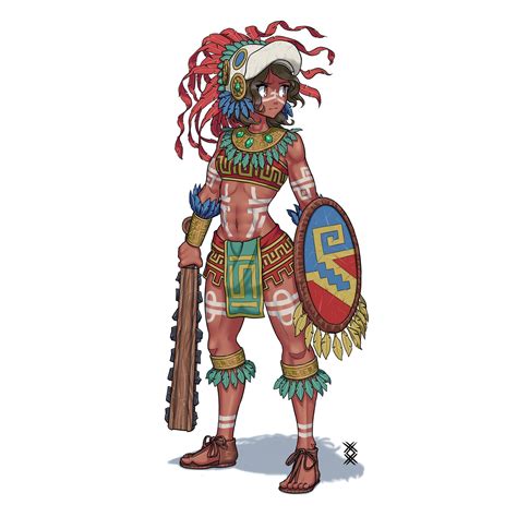 Eastwind On Twitter Fantasy Character Design Mayan Art Character Art