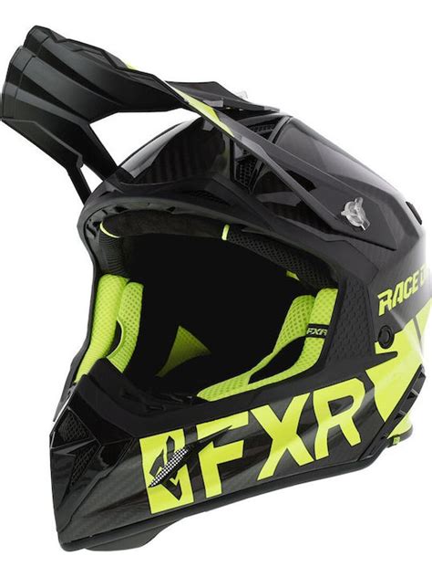 FXR Racing Helium Carbon Race Div Helmet 20 Black Hi Vis Skroutz Gr