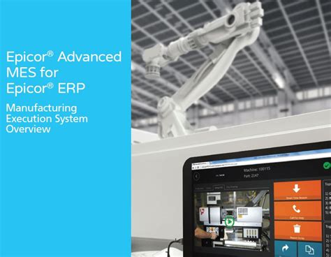 Epicor Advanced Mes For Epicor Erp