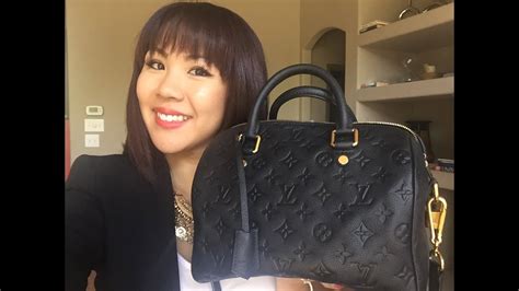 Louis Vuitton Empreinte Speedy B Review Youtube