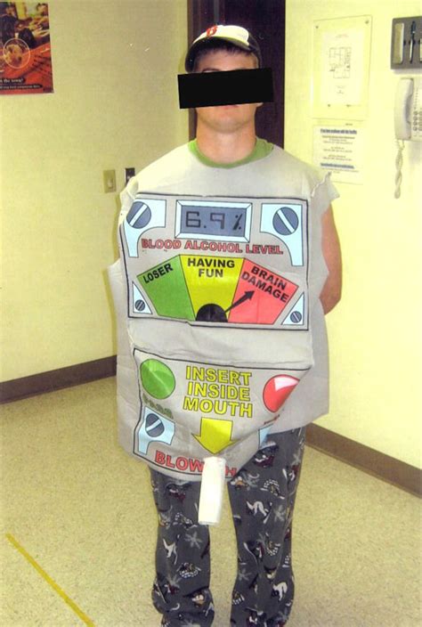 STUPID CRIMINALS: Man Wearing Breathalyzer Costume Arrested For DUI ...