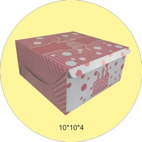 Printed Cake Packaging Box Gsm At Rs Piece In Pune Id