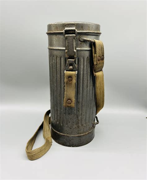 German WW2 Luftwaffe Gas Mask Canister I WW2 German Militaria