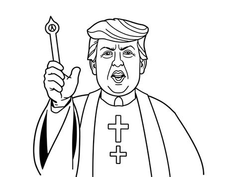 Religious Figure Coloring Page - Free Printable Coloring Page