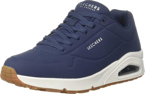 Skechers Uno Stand On Air, Sneaker Uomo, Blu Navy Durabuck Trim, 43 EU ...