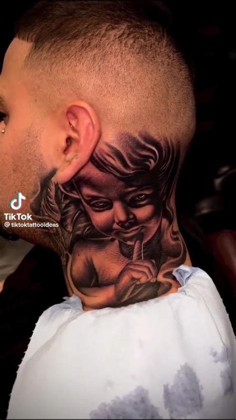 Pin de Katrina Faiella em Neck Tatuagem no pescoço masculino