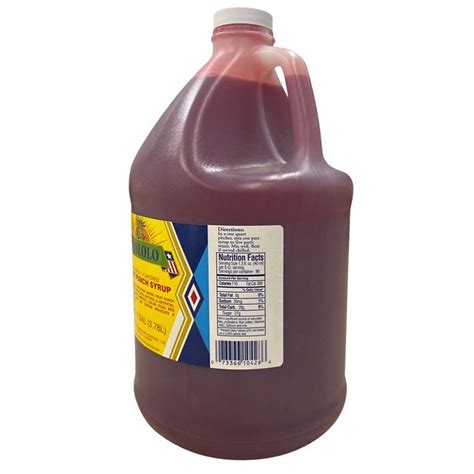 Malolo Fruit Punch Syrup 1 Gallon Jug